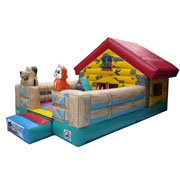 cheap bouncer zoo inflatable